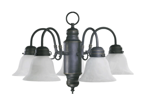 5 Light Traditional Old World Chandelier