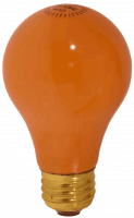 60W MED BASE ORANGE BULB