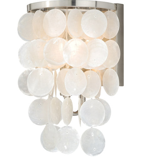 1Lt Elsa Sconce with Capiz Shells